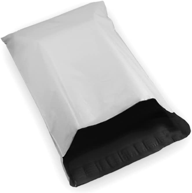 10 12 x 16 White Large Poly Mailer Size #5 Self Sealing Envelopes Plastic Shipping Mailing Bags 12x16 1.7 mil